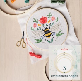 Arbee-Embroidery-3-Pack-Hoop on sale