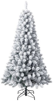 Jolly+%26amp%3B+Joy+Christmas+Flocked+Snow+White+Tree+180cm