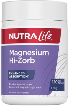 Nutra-Life+Magnesium+Hi-Zorb+120+Capsules