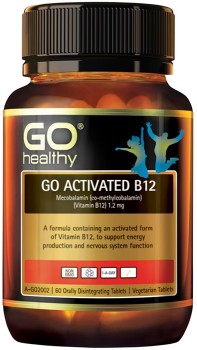 Go+Healthy+Activated+B12+60+Tablets