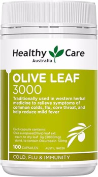 Healthy+Care+Olive+Leaf+Extract+3000mg+100+Capsules