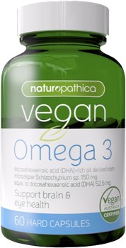 Naturopathica+Vegan+Omega+3+60+Capsules