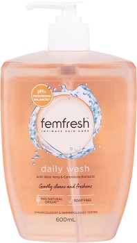 Femfresh+Intimate+Daily+Wash+600ml+Pump