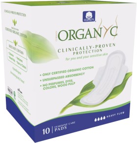 Organyc-Ultra-Thin-Pads-Heavy-Flow-Wings-10-Pack on sale