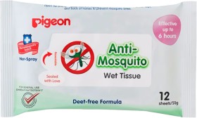 Pigeon+Anti-Mosquito+Wipes+12+Pack