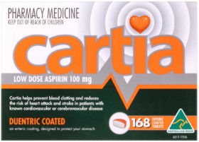 Cartia+Low+Dose+Aspirin+168+Tablets