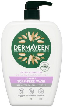 DermaVeen+Extra+Hydration+Gentle+Soap-Free+Wash+1+Litre