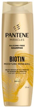 Pantene+Miracles+Biotin+Moisture+Renewal+Silicone-Free+Shampoo+375mL