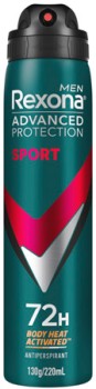 Rexona+Men+72H+Advanced+Antiperspirant+Sport+220mL