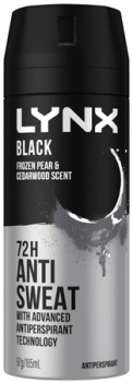 Lynx+Black+Antiperspirant+Spray+165mL