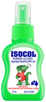 Isocol+Rubbing+Alcohol+Antiseptic+Spray+75mL