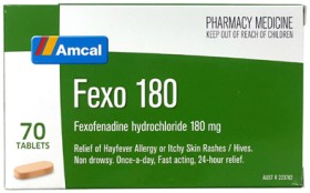 Amcal+Fexo+180mg+70+Tablets