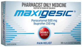 Maxigesic+Double+Action+Pain+Relief+30+Tablets