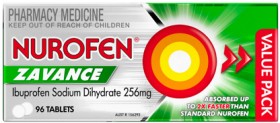 Nurofen+Zavance+Value+Pack+96+Tablets