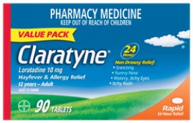 Claratyne+Hayfever+%26amp%3B+Allergy+Relief+Value+Pack+10mg+90+Tablets