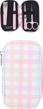 Wicked+Sista+Zipper+Manicure+Set+Pastel+Gingham