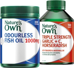 20-off-Natures-Own-Selected-Products on sale