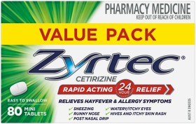 Zyrtec+80+Mini+Tablets