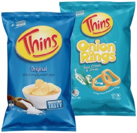 Thins+Chips+150-175g+or+Onion+Rings+85g+Selected+Varieties