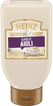 Heinz+Seriously+Good+Aioli%2C+Mayonnaise+or+Tartare+Sauce+295mL+Selected+Varieties