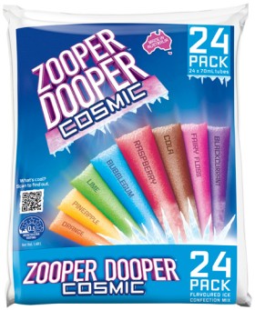 Zooper+Dooper+Ice+Tubes+24+Pack+Selected+Varieties