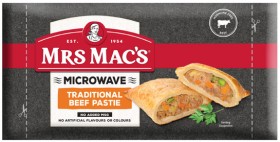 Mrs+Mac%26%23039%3Bs+Microwave+Beef+Pie%2C+Giant+Sausage+Roll+175g+or+Pastie+165g+Selected+Varieties