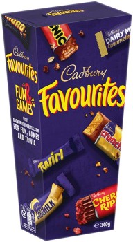 Cadbury+Favourites+336-340g+or+Toblerone+Pralines+180g+Selected+Varieties