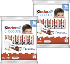 Kinder+Chocolate+16+Treat+Share+Bag+200g