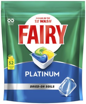 Fairy+Platinum+Dishwashing+Tablets+52+Pack