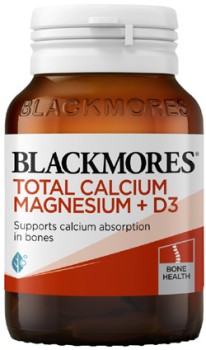 Blackmores+Total+Calcium+Magnesium+%2B+D3+Tablets+125+Pack