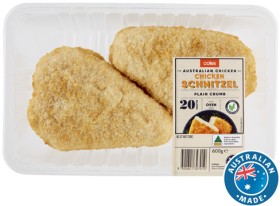 Coles+RSPCA+Approved+Chicken+Schnitzel+Plain+Crumb+600g