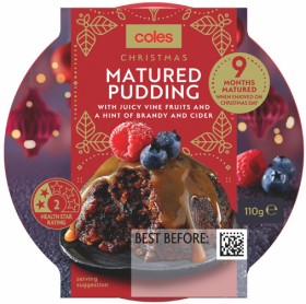 Coles+Christmas+Matured+Pudding+Small+110g