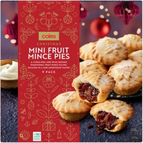 Coles+Christmas+Mini+Fruit+Mince+Pies+9+Pack+243g