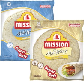 Mission-Mini-Wraps-8-Pack-384g on sale