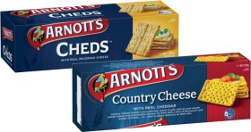 Arnotts-Cheds-or-Country-Cheese-Crackers-250g on sale