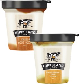 Gippsland+Dairy+Twist+Yogurt+160g