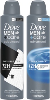 Dove+Advanced+Care+Antiperspirant+Aerosol+Deodorant+250mL