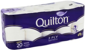 Quilton+3-Ply+White+Toilet+Paper+20+Pack