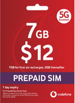 Vodafone-12-Prepaid-SIM on sale