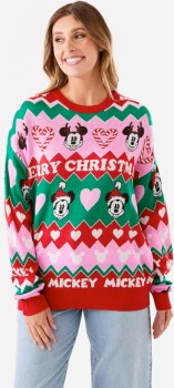 Long-Sleeve-Mickey-Mouse-License-Christmas-Jumper on sale