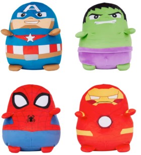 20cm+Marvel+Cushy+Plush+Toy+-+Assorted