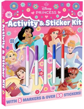 Disney+Princess+Activity+and+Sticker+Kit+-+Book