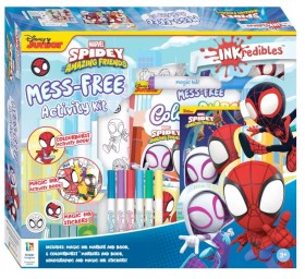 INKredibles+Disney+Junior+Marvel+Spidey+and+His+Amazing+Friends+Mess-Free+Activity+Kit+-+Book