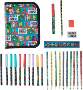 Marvel+Pencil+Case+Set