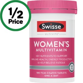 Swisse+Ultivite+Women%26rsquo%3Bs+Mulitvitamin+Tablets+Pk+100%2A