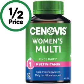 Cenovis+Once+Daily+Women%26rsquo%3Bs+Multivitamin+Caplets+Pk+50%2A