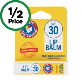 Surf+Life+Saving+Aloe+Vera+%26amp%3B+Coconut+Lip+Balm+SPF30+Pk+1%23