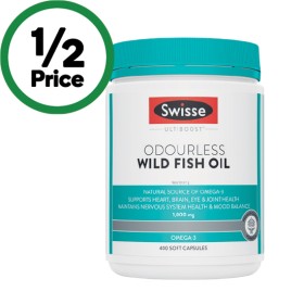 Swisse+Ultiboost+Odourless+Wild+Fish+Oil+Pk+400%26dagger%3B