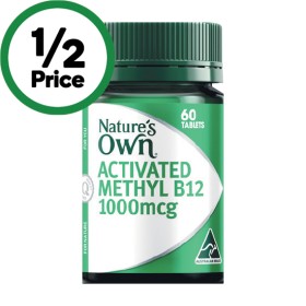 Nature%26%23039%3Bs+Own+Activated+Methyl+B12+1000mcg+Tablets+Pk+60%26dagger%3B