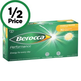 Berocca+Energy+Vitamin+B+%26amp%3B+C+Effervescent+Tablets+Pk+30%26dagger%3B